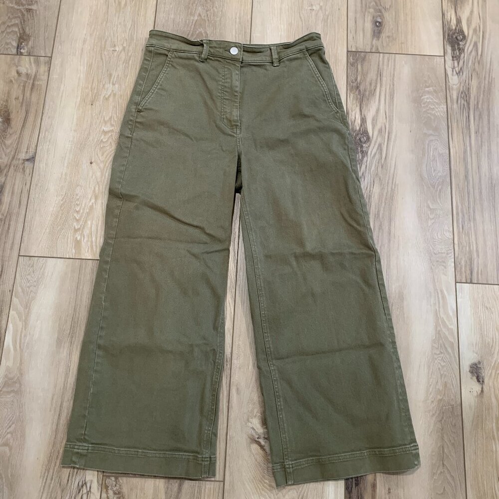 Everlane The Wide-Leg Crop Pant Size 12